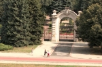 Widok na Park Śląski z Elki