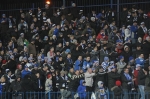 Strajk w hucie: Kibice wsparli hutników. Video.