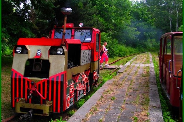 Wąskotorówka i Zbyszek Cybulski