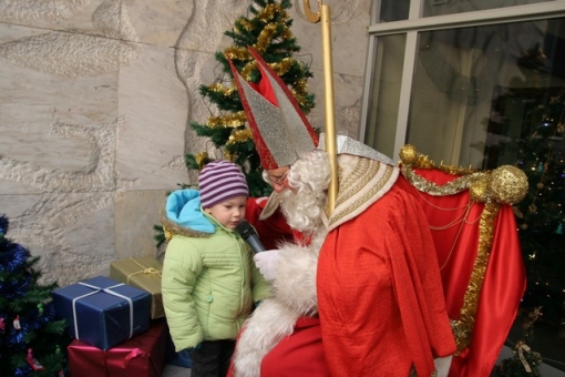Mikołaj przyjechał bryczką