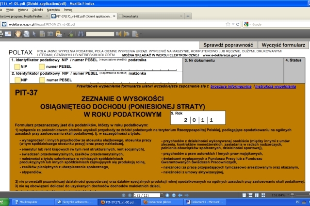 PIT przez internet