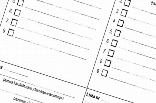 Znamy listy kandydatów na radnych