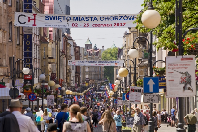Święto Miasta 2017: Rycerze na ul. Wolności