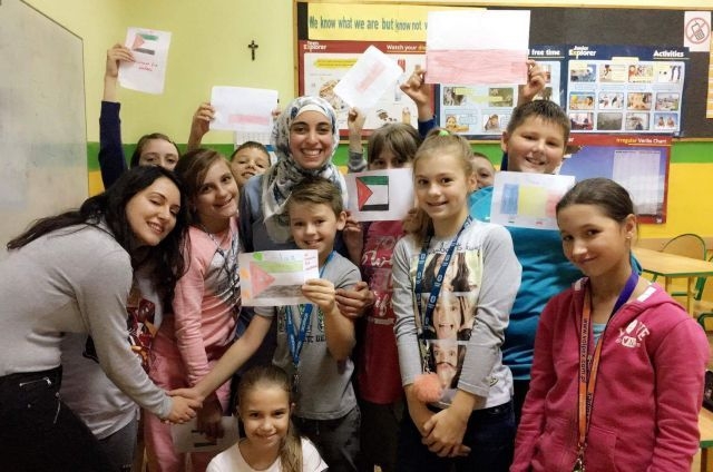 Goście z Rumunii i Jordanii w chorzowskiej szkole