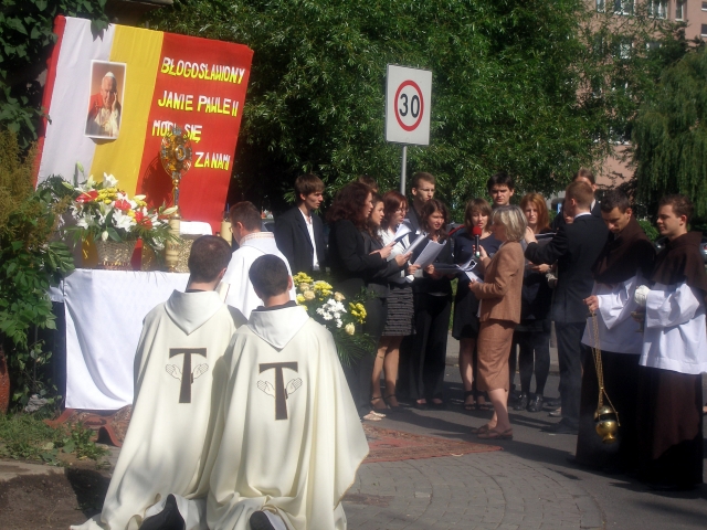 Procesja na terenie Parafii św. Franciszka z Asyżu