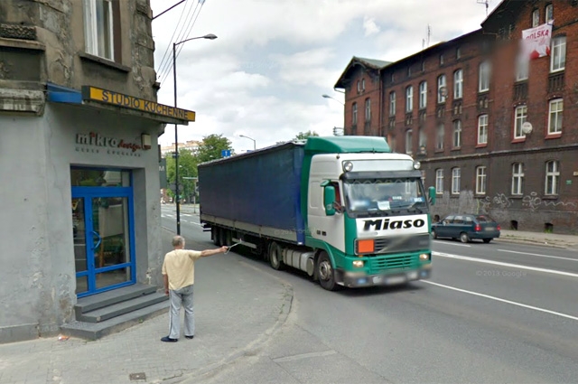 Chorzów na panoramach Google'a