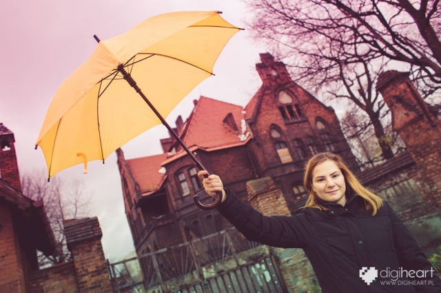 Rozłożyli parasol nad rzeźnią