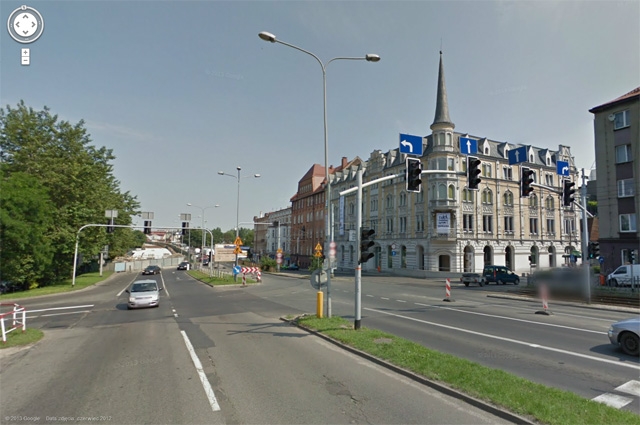 Chorzów na panoramach Google'a