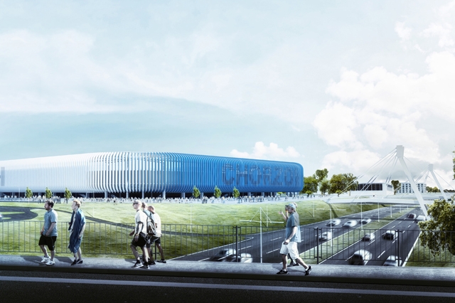 Projekt stadionu Ruchu Chorzów